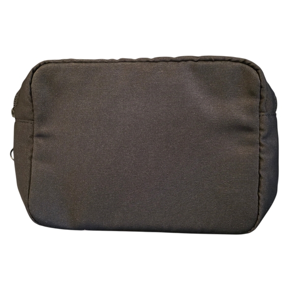 Gucci Beauty Black Toiletry Pouch Burgundy Lining NWT - Picture 2 of 5